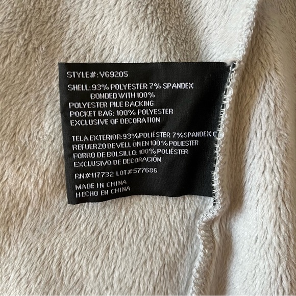 Gerry women’s fleece lined jacket with hood | grey | size small - Picture 7 of 9